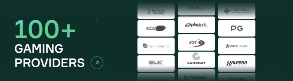 Soft2Bet partners with 100+ gaming providers including Evolution, Playtech, and Play'n GO